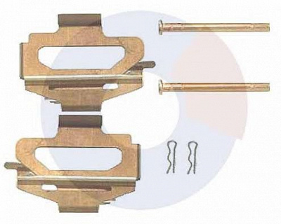 CARRAB BRAKE PARTS 2288 -  Комплектующие, колодки дискового тормоза